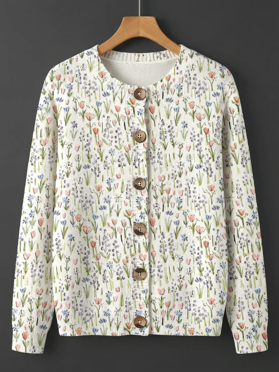 Ivadelle™ | Abstract Cardigan